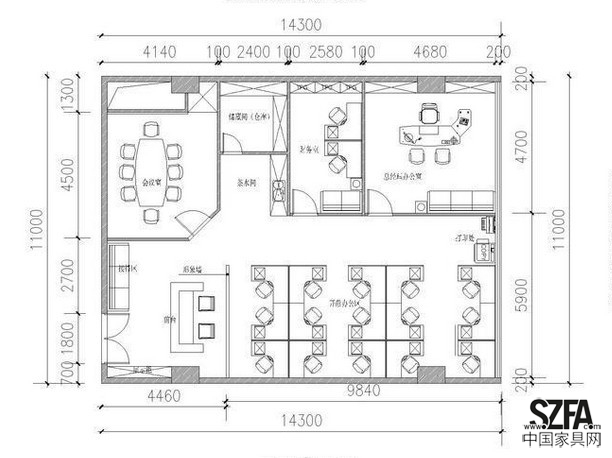 辦公家具設(shè)計(jì)圖紙